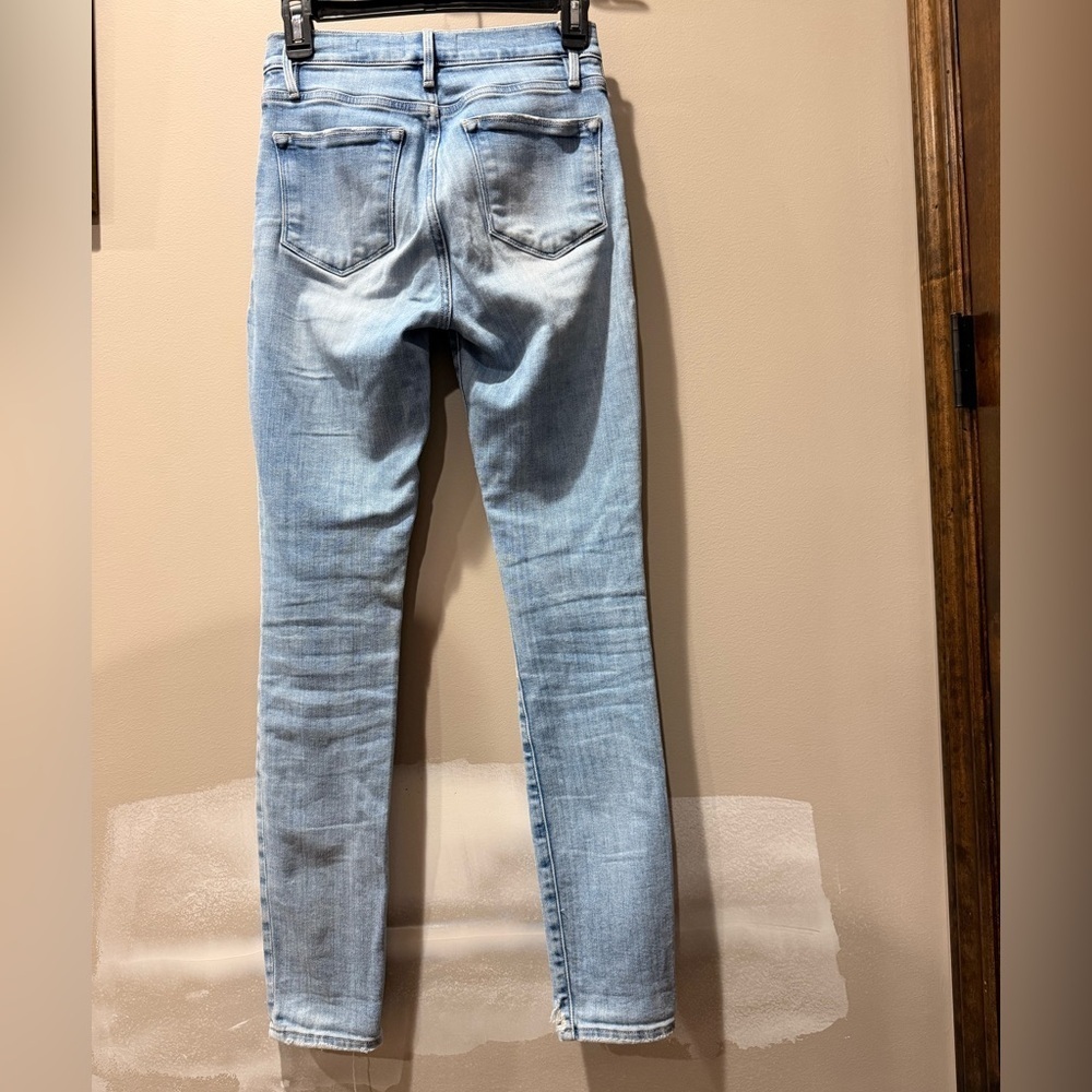 Frame Denim Light Blue Skinny Jeans - Picture 4 of 5